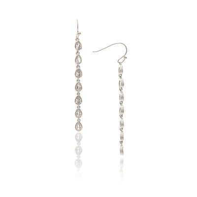 Teardrop Cubic Zirconia Dangle Earrings