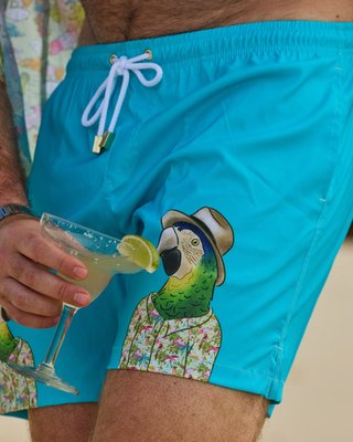 The Match Your Parrots – Swim Trunks