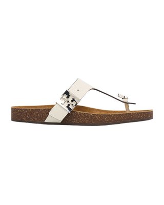 Mellow Croc Embossed Thong Sandals