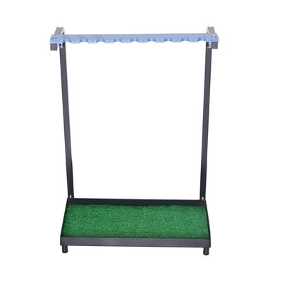 Golf Club Stand Storage Metal Golf Putter Rack For 9 Clubs