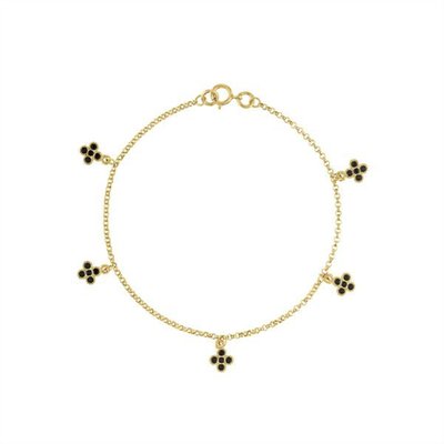 Olivia Le Gianna Cross Charm Bracelet