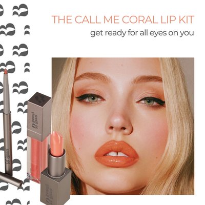 Call Me Coral + Attention Seeker Lip Plumping Gloss Bundle