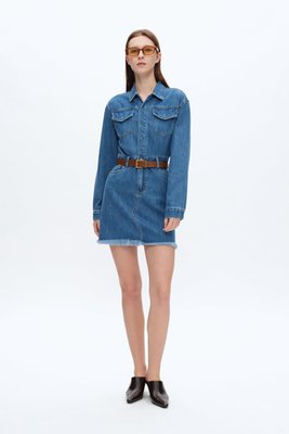 The Resa Denim Shirt Dress
