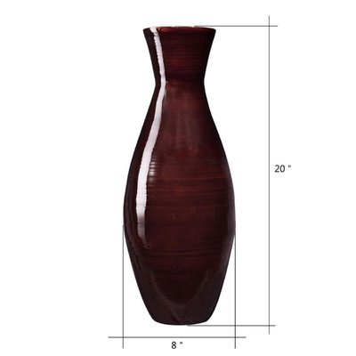 Handcrafted Bamboo Decorative Vase