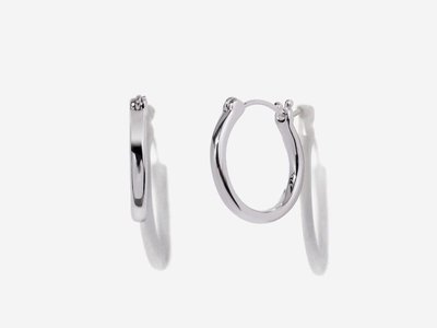 Small Silver Hoops