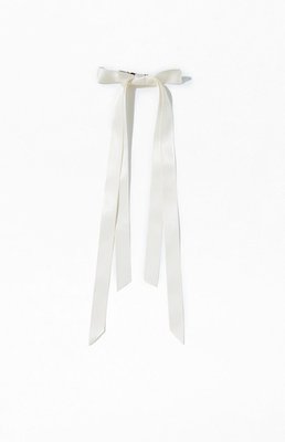 Double Ribbon Bow Clip