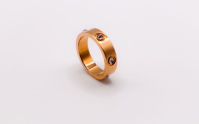 Le Réussi Radiant Rose Gold Gem Ring