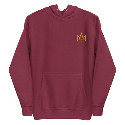 Crown Unisex Embroidered Hoodie