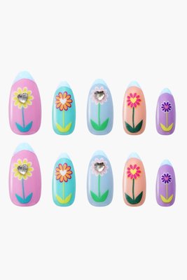Sparkle Blossom - Press-on Nail