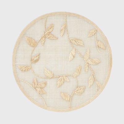 Straw Leaf Placemat, Natural, Set Of Four
