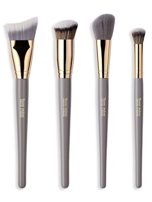 Terre Mere Women's 4-piece Essential Makeup Brush Set