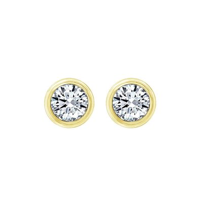 Diamonbliss Bezel Stud Earrings