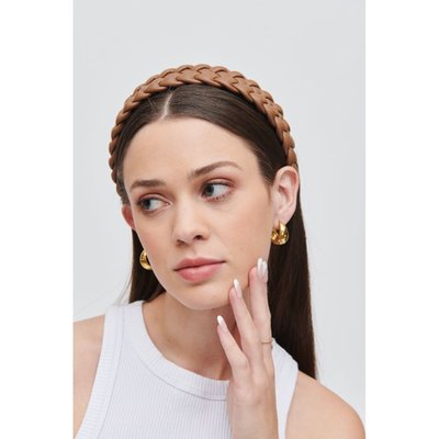 Braided Vegan Leather Headband Headband