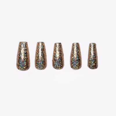 Tip Beauty 24k Magic Press On Nail Kit – Coffin