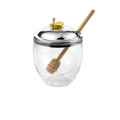 Bee Double Wall Honey Jar