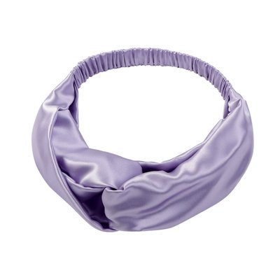 Twist Style Silk Headband With Elastic Band