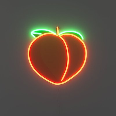 Peachy - LED neon sign