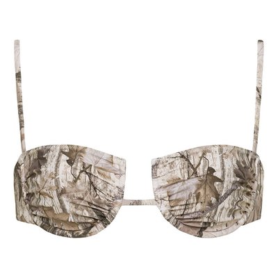 Camo Simonette Bikini Top
