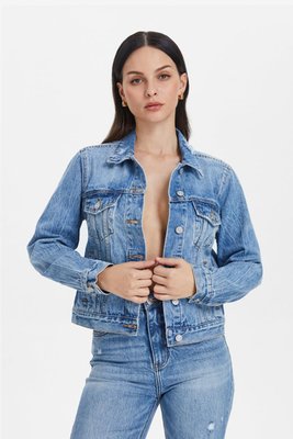 Distressed Denim Jacket