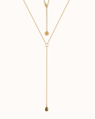 Rolo Lariat Drop Necklace