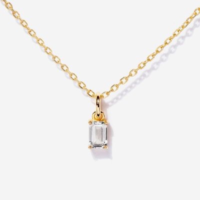 Moissanite Necklace Charm