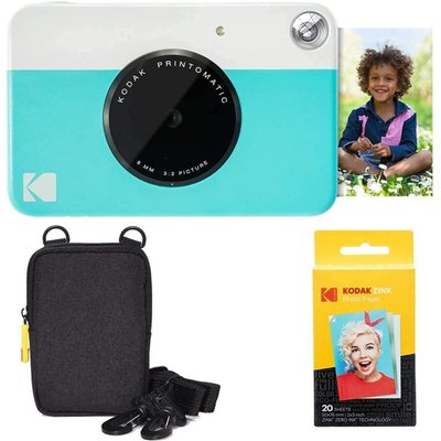 Instant Print Camera & Zink Photo Paper - Basic Bundle