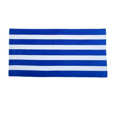 Carmel Towel Company Cabana Stripe Velour Beach Towel