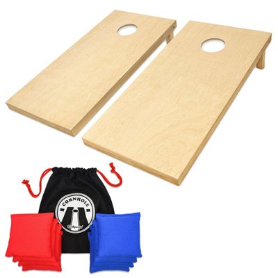 2' x 4' Solid Wood Cornhole Board