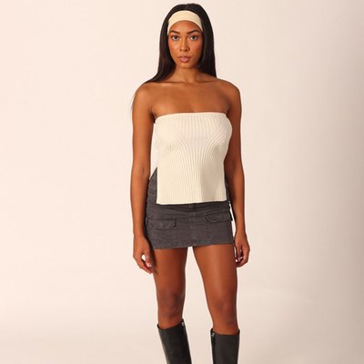 Sweater Tube Top
