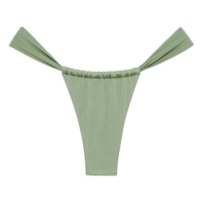 Sage Green Rib Sandra Bikini Bottom