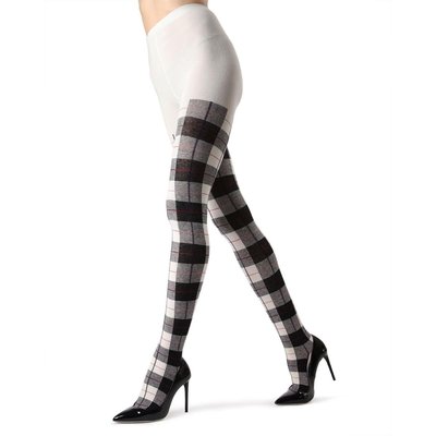 Womens Glasgow Plaid Sweater Tights