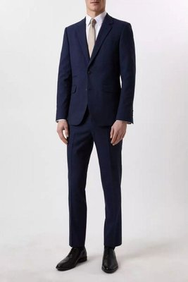 Mens Marl Slim Suit Jacket