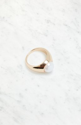 LA Hearts Pearl Ring