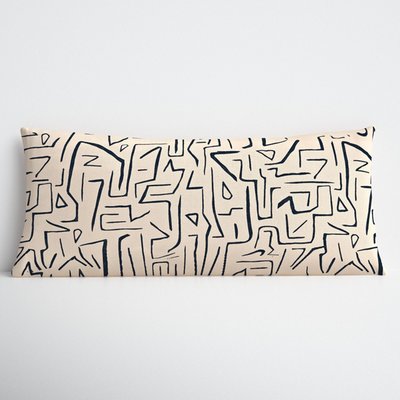 Upton Abstract Cotton Throw Pillow