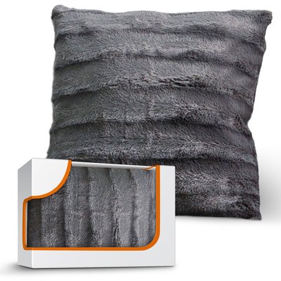 Plush Faux Fur Decorative Throw Pillow Cover, Soft Fuzzy Cushion Case