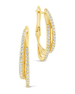 Kyle Cz Hoop Earrings