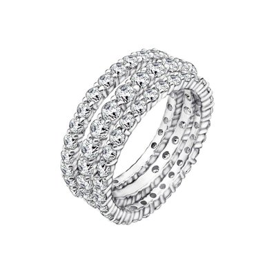 Diamonbliss Set Of Three Eternity Band Ring