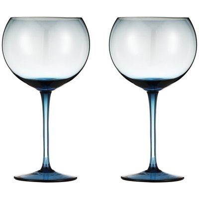 Berkware Set Of 2 Sparkling Colored Glasses