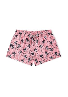 Boardies Flair Palm Pink Shortie