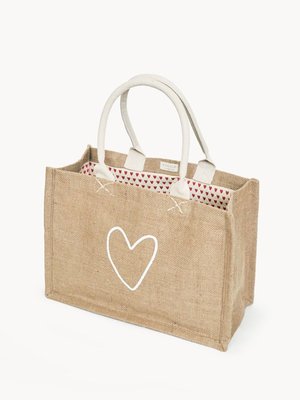 Korissa Jute Canvas Shopping Bag