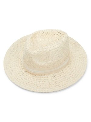 Vince Camuto Women's Woven Design Panama Hat