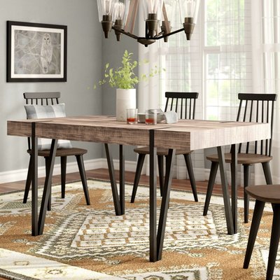 Salemburg Metal Base Dining Table