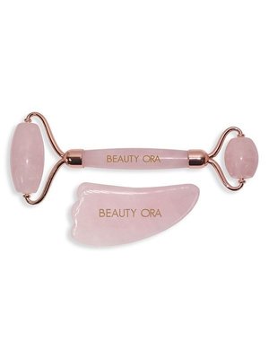 Beauty Ora Women's 2-piece Crystal Roller & Gua Sha Set