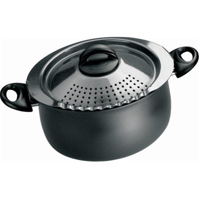 Oval Pasta Pot - Black