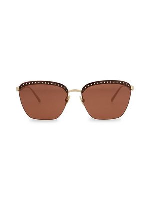 Alaïa Women's 59mm Square Sunglasses