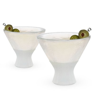 Glass FREEZE™ Martini Glass set of two