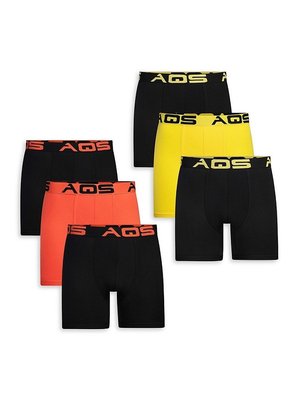 Aqs Men's 6-pack Assorted Boxer Briefs