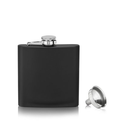 Flask™: 6 oz Matte Black Flask