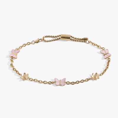 Butterfly And Flower Anklet