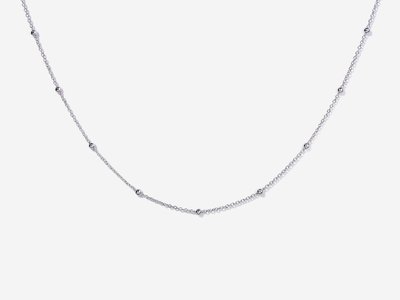 Sphere Silver Necklace